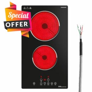 FIREGAS 12 Inch Built-in Electric Cooktop