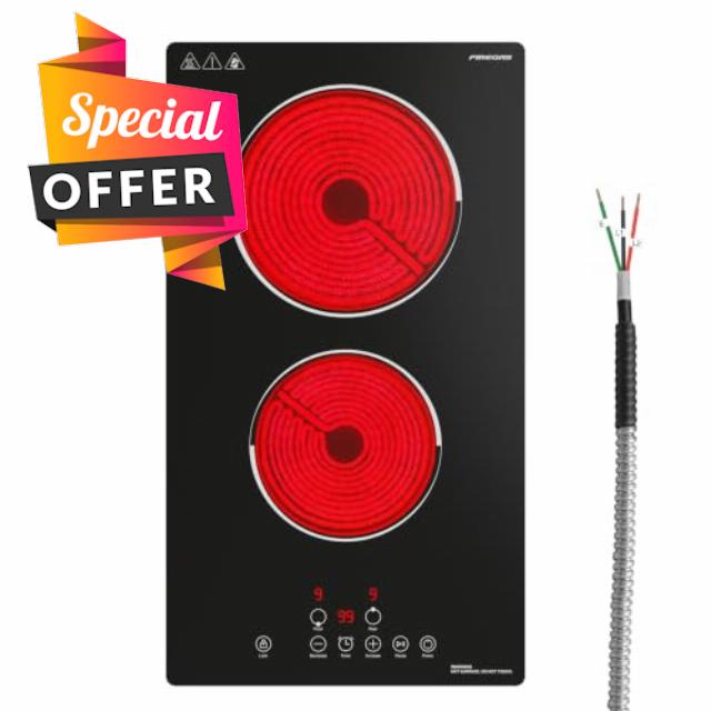 FIREGAS 12 Inch Built-in Electric Cooktop