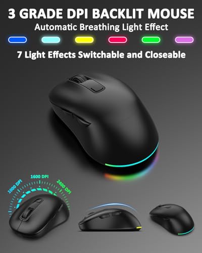 2.4G Full Size Quiet Keyboard Set for Computer
