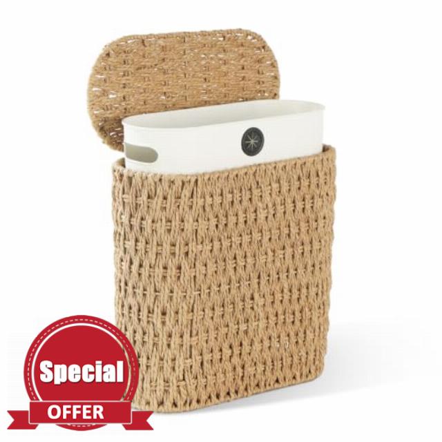 Endymion 3 Gallon Wicker Trash Can