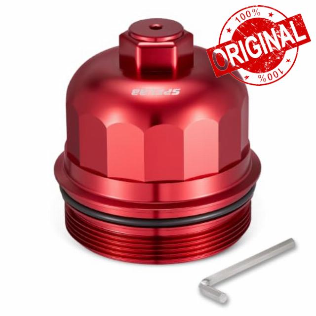 Billet Fuel Filter Housing Cap for Duramax 6.6L L5P 2017–2024                                                          6061-T6 Billet Aluminum
