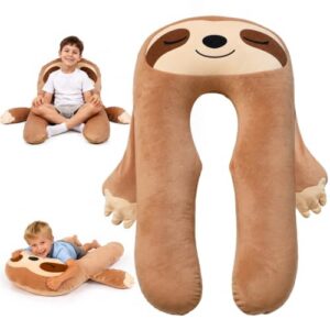 Plush Animal Pillow                                                          43"Soft Minky Long Body Pillow with Fluffy PP Cotton Fill