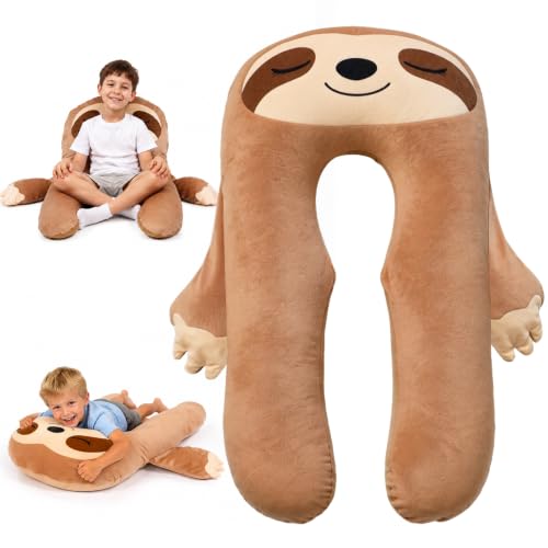 Plush Animal Pillow                                                          43"Soft Minky Long Body Pillow with Fluffy PP Cotton Fill