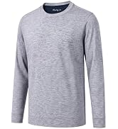 M MAELREG Men's Sweatshirt Crewneck Lightweight Soft Stretch Pullover Shirt | Micro-Fleece Lining...