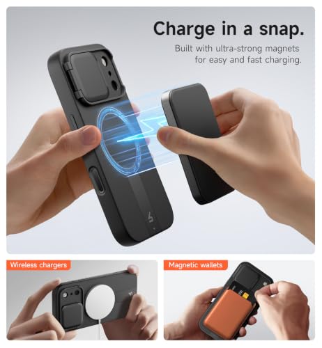 Black Built-in Kickstand