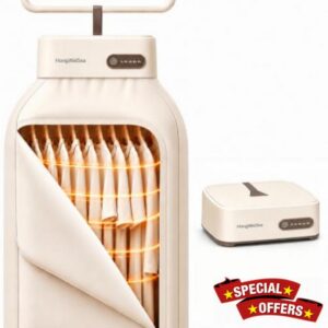 Portable Clothes Dryer 600W Compact Laundry Dryer Drying Machine                                                          Small Compact Foldable Garment Dryer with Dry Bag for Apartment