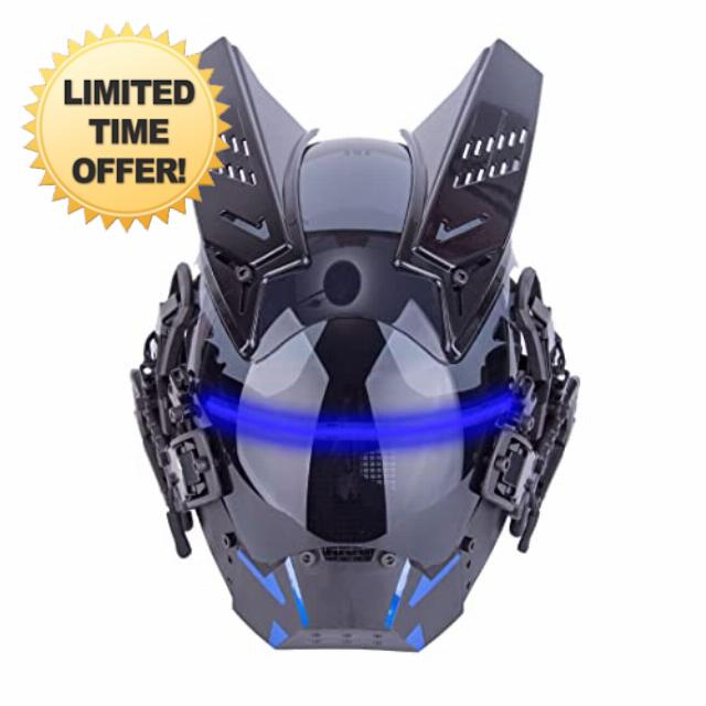 Future Tech Glowing Mask Collection for Costume Parties