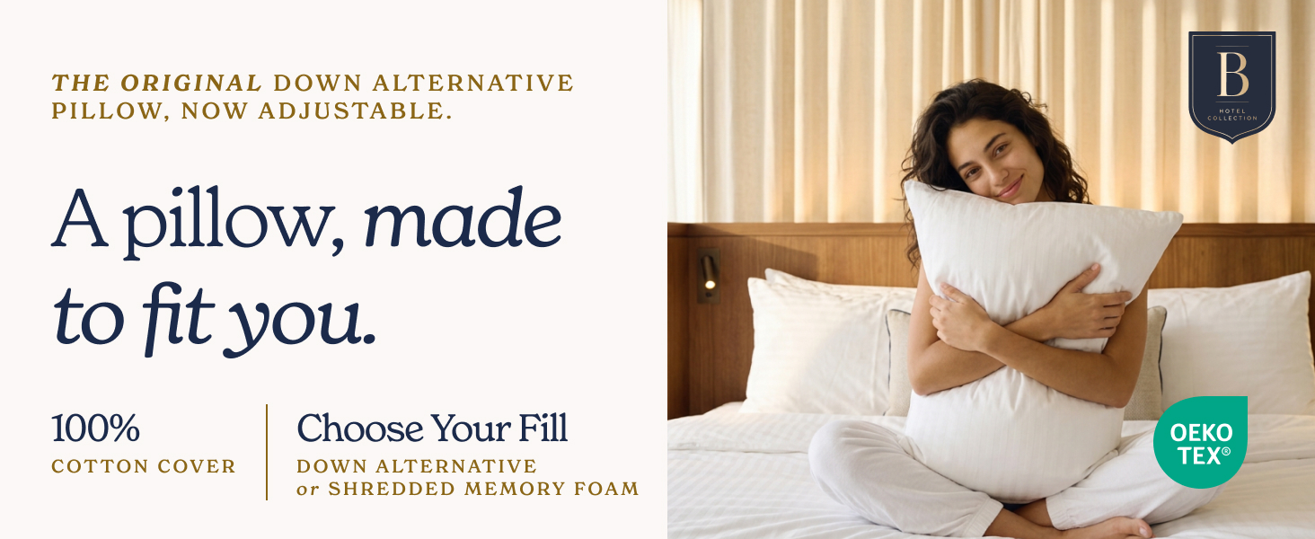 Adjustable Down Alternative Pillow