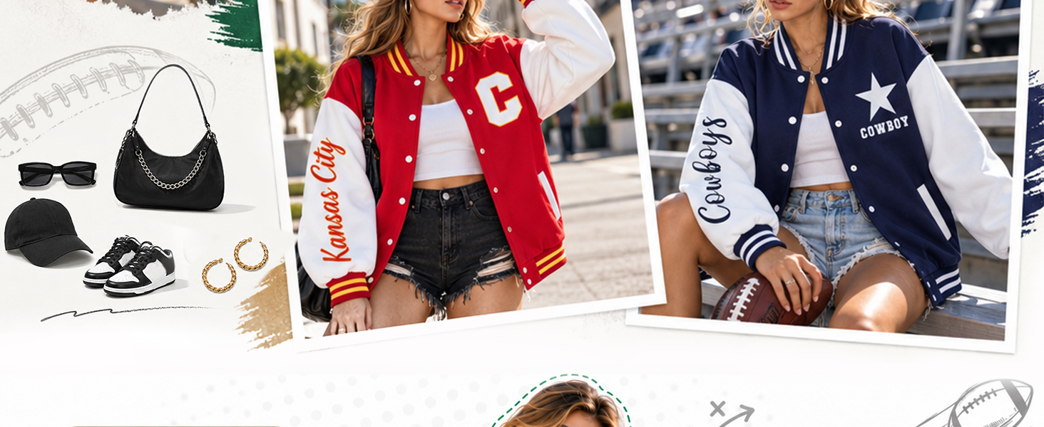 football jackets for women