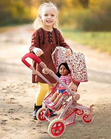 double dolls stroller