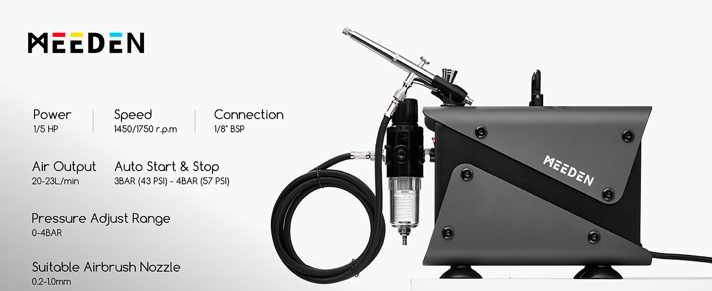 MEEDEN Airbrush Compressor for Painting