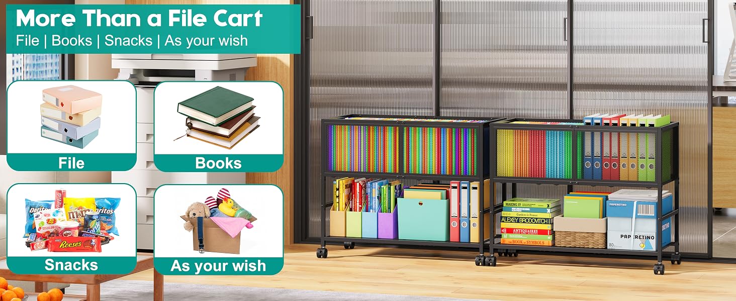file cart with wheels