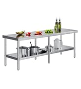 Jocisland 45 x 22 in Workstation Undermount Sink, 304 Stainless Steel | 16 Gauge Single Bowl Kitc...