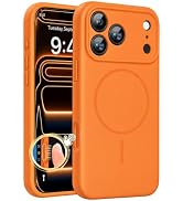 CODVELA Magnetic for iPhone 17 Pro Max Case, Silicone, Pink | Compatible with MagSafe, Full Camer...