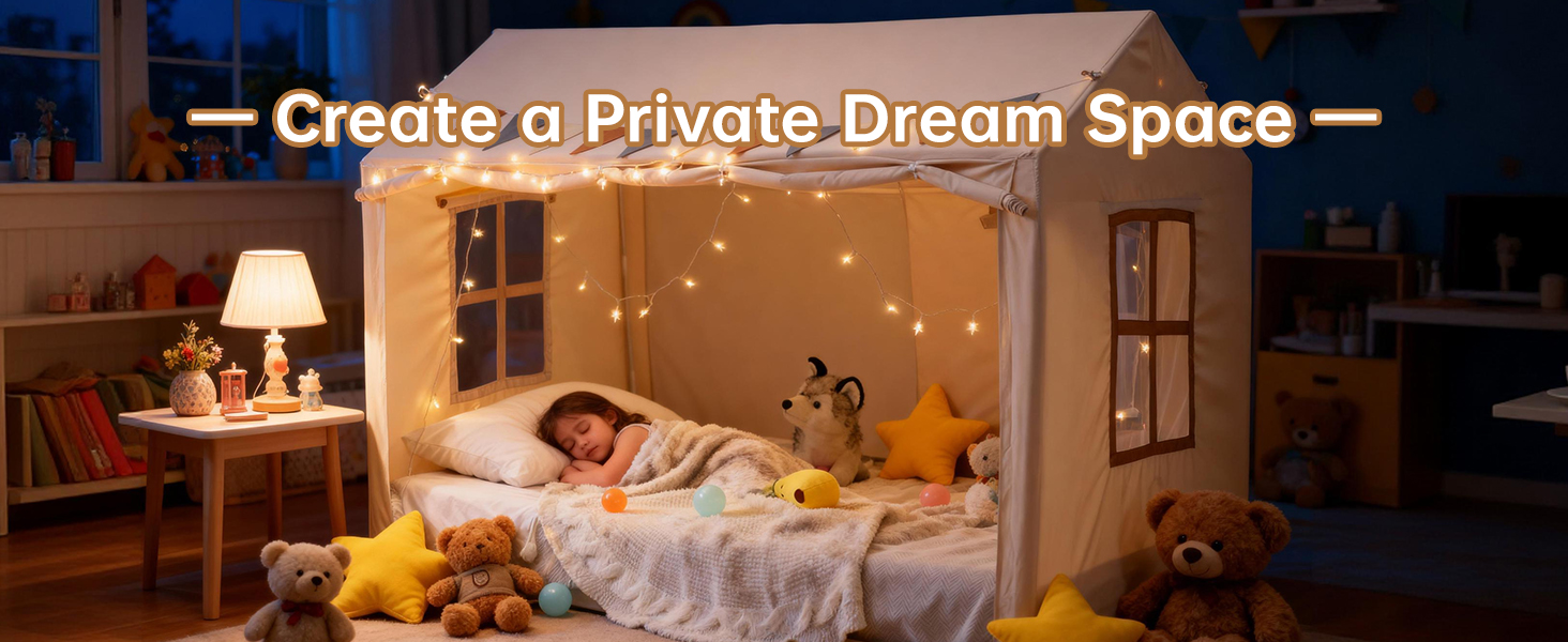 twin bed tent