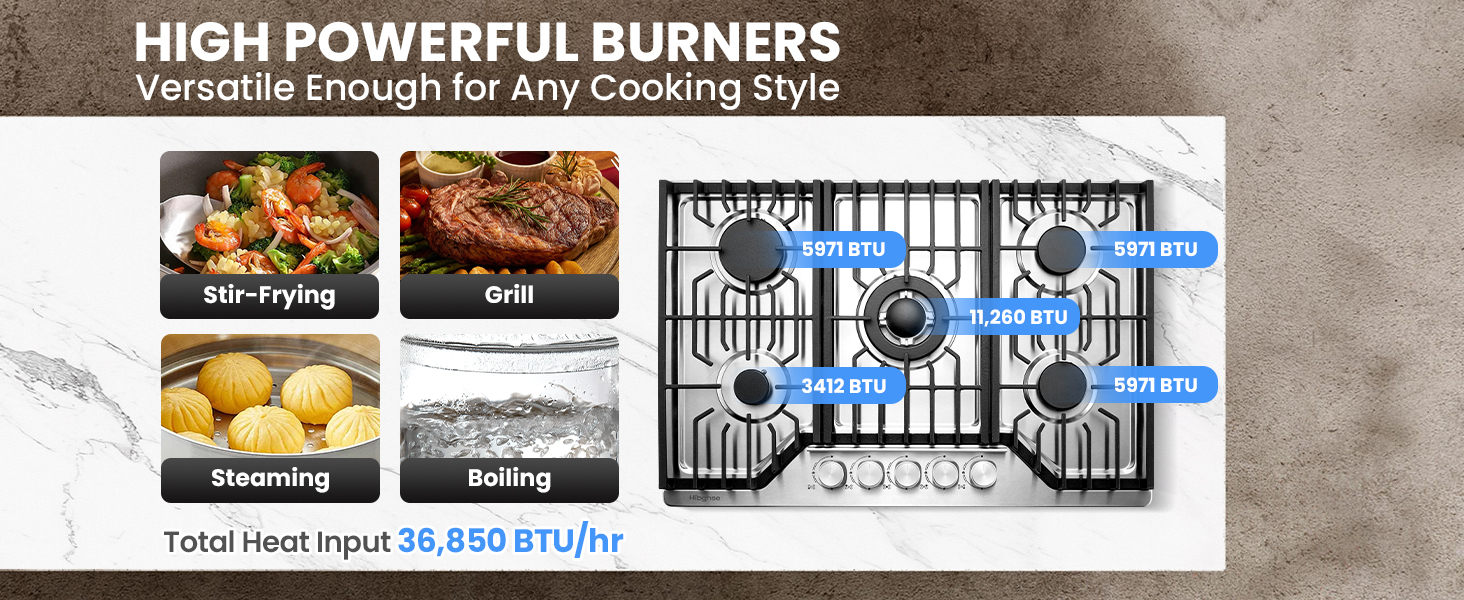 gas cooktop 30 inch
