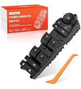 Master Power Window Switch Door Lock Control Button Front Left Driver Side Compatible with 2015-2...