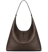 befen Genuine Leather Slouchy Hobo Purses for Women, Casual Shoulder Bags | Zipper-Closure Hobo B...
