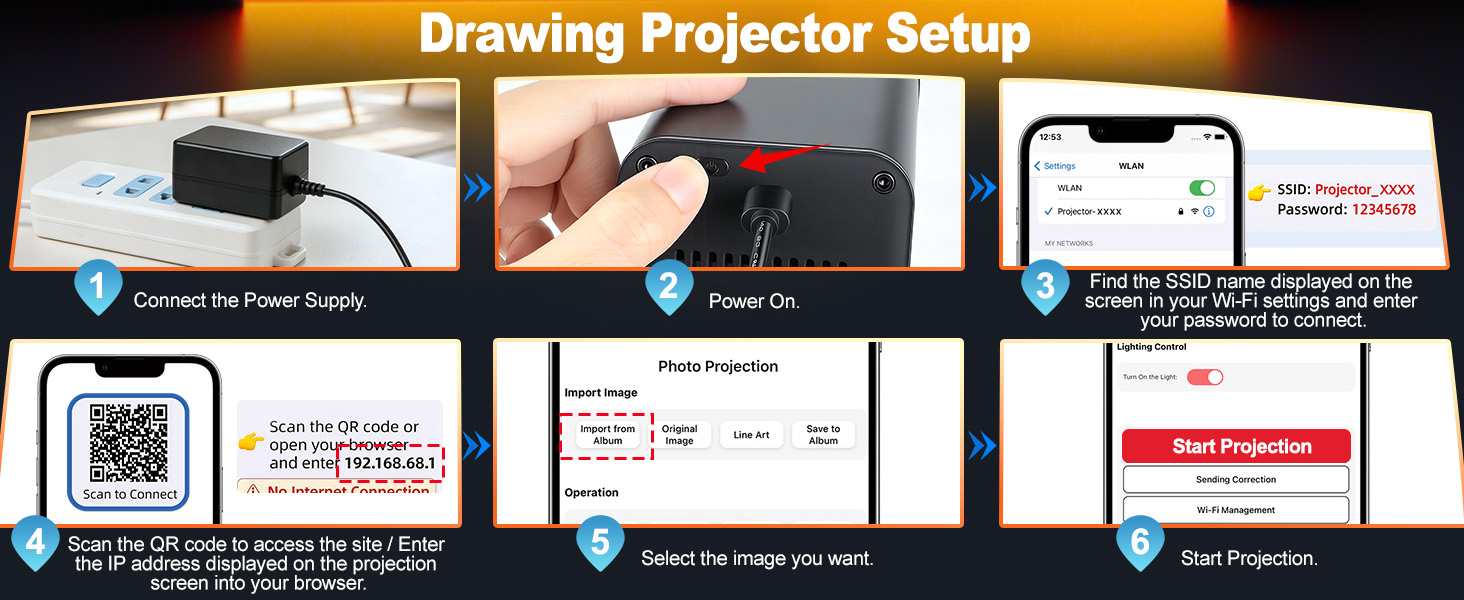 Drawing Projector Setup