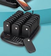 Retekess TD175 Restaurant Pager System, Restaurant Buzzer Pagers with Vibration, Mute Keyboard,32...