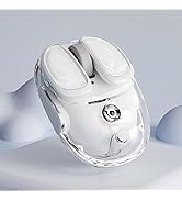 SEUNKWANG Wireless Clear Mouse Dual Mode Bluetooth & 2.4G Cute Mice-Purple | Compact, Rechargeabl...