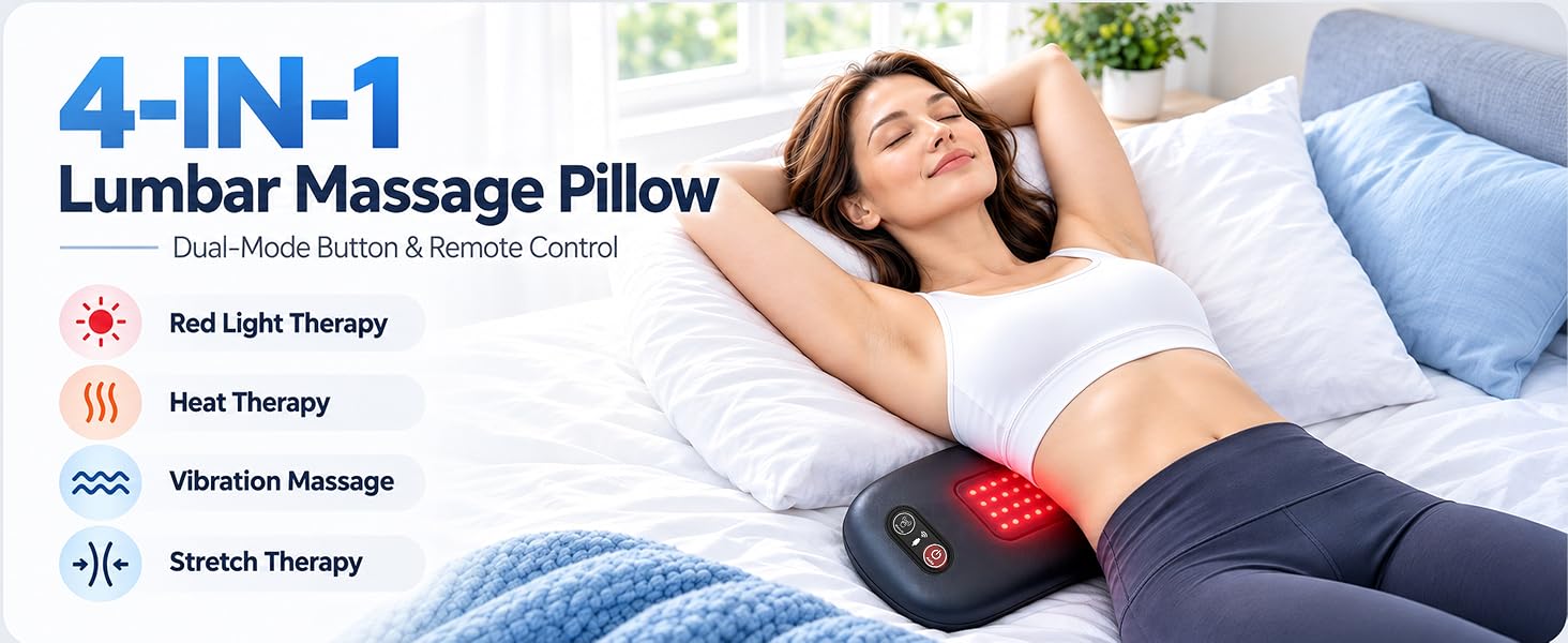 Lumbar Support Pillow for bed