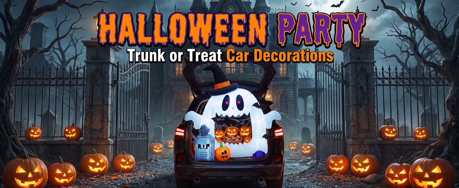 Trunk or Treat Car DecorationsTrunk or Treat Inflatables