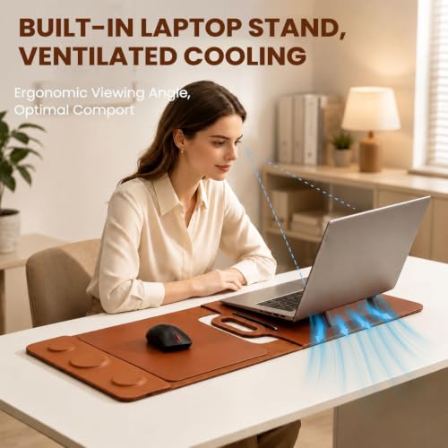 mouse pad and accessory pouch for work or travel