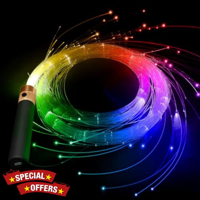 Fiber Optic Whip for Dancing