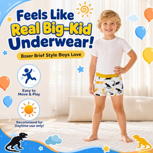 Cotton Boxer Brief-Style 5T Absorbent for Small Accidents