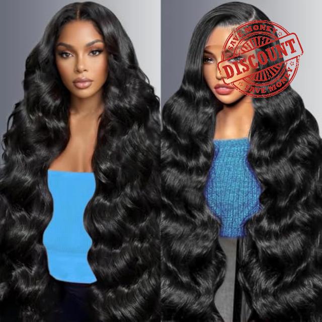 LZGYE 28Inch 13x6 Lace Front Wigs Human Hair Black Body Wave Human Hair Wig                                                          220 Density 13x6 Hd Lace Front Wigs Body Wave Wig Human Hair Pre Plucked Bleached Knots Lace Frontal Wigs for Bigenners