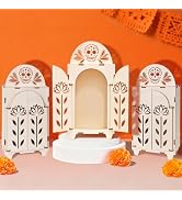 6.5Ft Halloween Ghost Garland with Wooden Beads, Handmade Cute Ghost Decor | Vintage Farmhouse Ha...