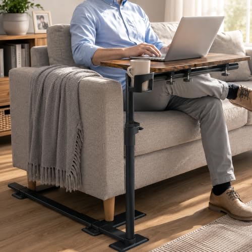 Tilting Laptop Desk with Easy Setup and Exceptional Stability for Eating