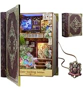 Sword of Fire Book Nook Kit, DIY Miniature House with LED | A 154-piece book-shaped miniature wit...