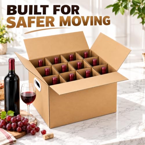 12 Compartments Glass Bottle Storage