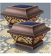 DenicMic Solar Lantern Outdoor Solar Lights Outdoor Hanging Lantern | With Handle Hook, Waterproo...