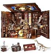 CCCDF Book Nook Library Kit, DIY Miniature Dollhouse Booknook Kit, 3D Wooden Puzzle Bookend Books...