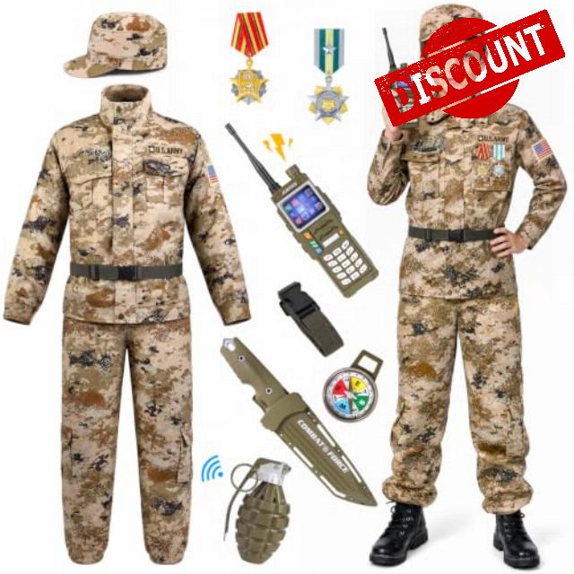 Metemot Army Costume for Boys