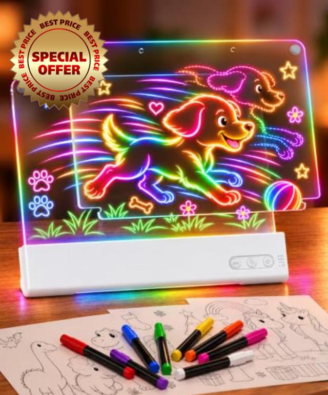 16" LED Drawing Board for Kids