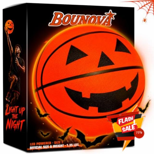 Light Up Basketball with Bold Designs