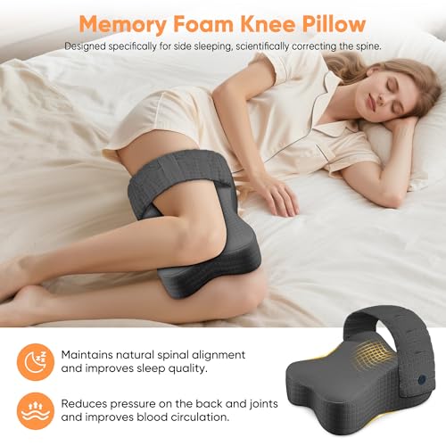 Hip with Ergonomic Memory Foam – Large Grey Cushion for Thigh
