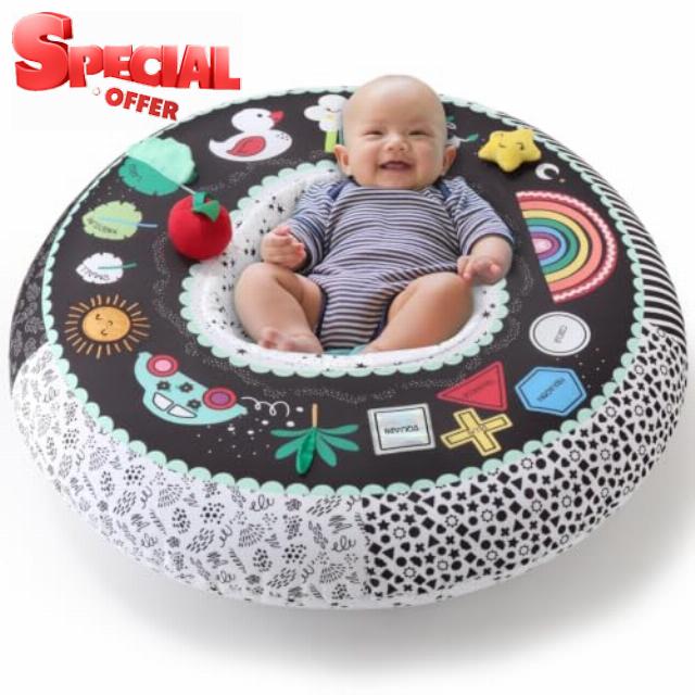 The Peanutshell Montessori Baby Play Ring                                                          Attached Sensory Toys
