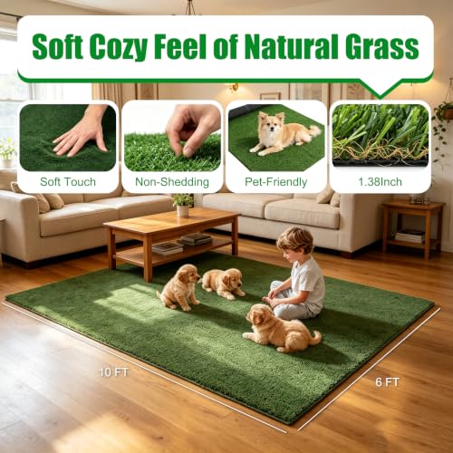 Realistic Safe Soft Synthetic Turf