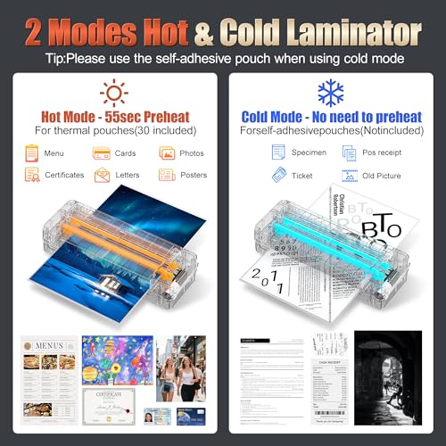 13 Inch 11x17 A3 Thermal Machine 55-second fast warm-up and 1000mm/min laminating speed