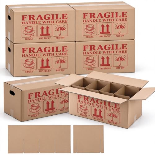 24x12x11in Kitchen Packing Boxes for Plates