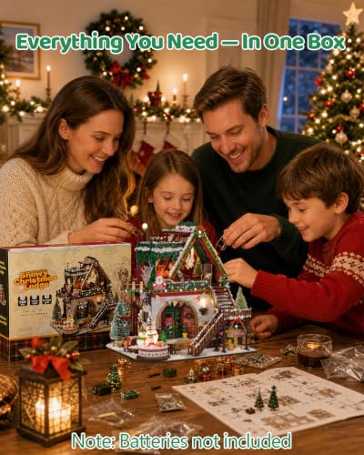 Mini House Kit for Adults Miniature Kit with LED & Music