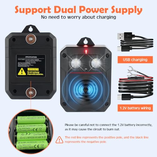 Under Hood Car Rodent Repellent with Rechargeable Battery