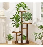 LASZOLA Floating Plant Shelves Holder Wall Mounted Indoor, 2 Pack Brown | 2 Tier Window Hangers S...