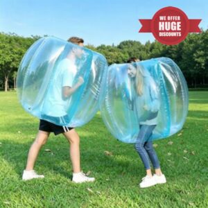 Inflatable Bumper Balls for Adults Human Hamster Balls for Adults Inflatable Lawn Game Ball 0.3mm Ultra-Thick PVC Toys Body Bumpers Ball Full Body for Outdoor Team Gaming Play