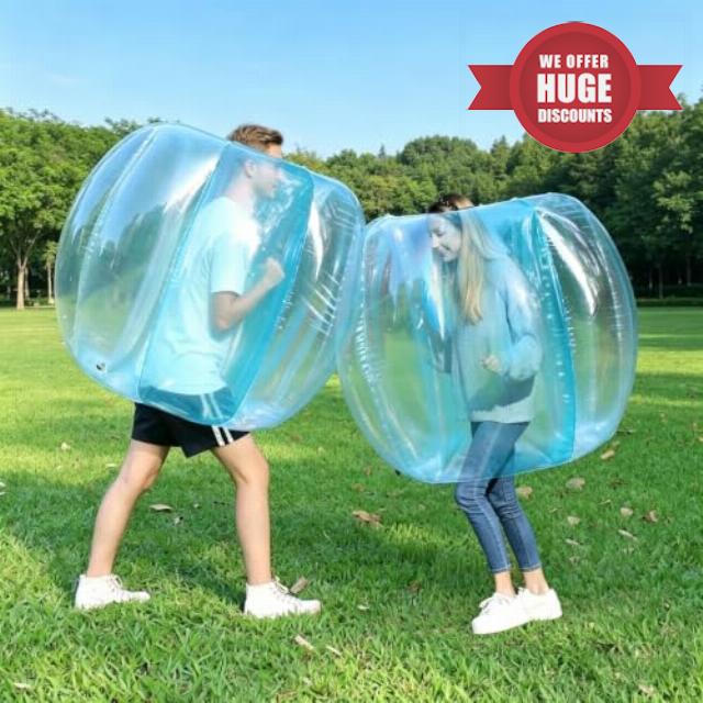 Inflatable Bumper Balls for Adults Human Hamster Balls for Adults Inflatable Lawn Game Ball 0.3mm Ultra-Thick PVC Toys Body Bumpers Ball Full Body for Outdoor Team Gaming Play